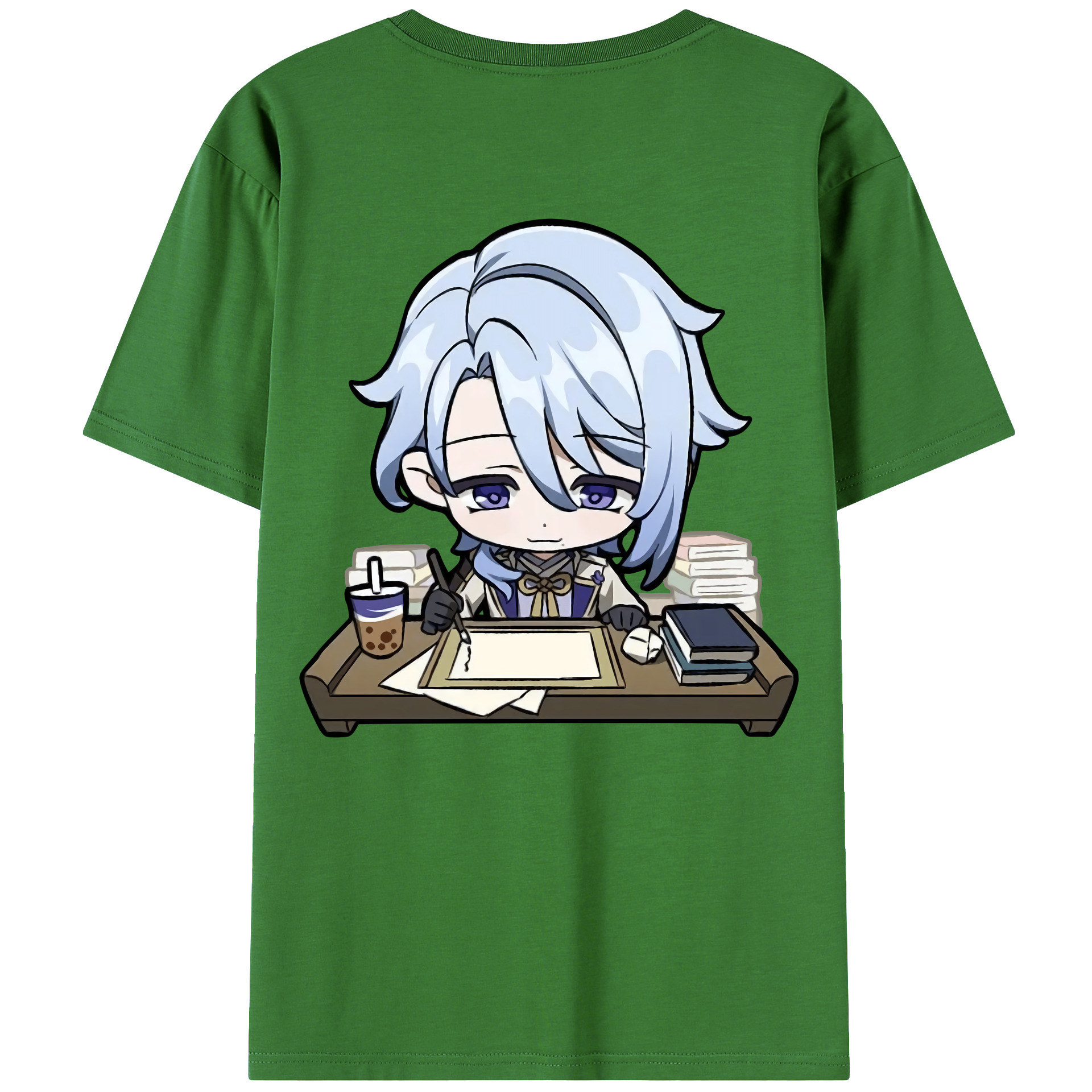 げんし神 神里綾人 かみさとあやと genshin Kamisato Ayato レディース半袖Tシャツ(バックプリント)